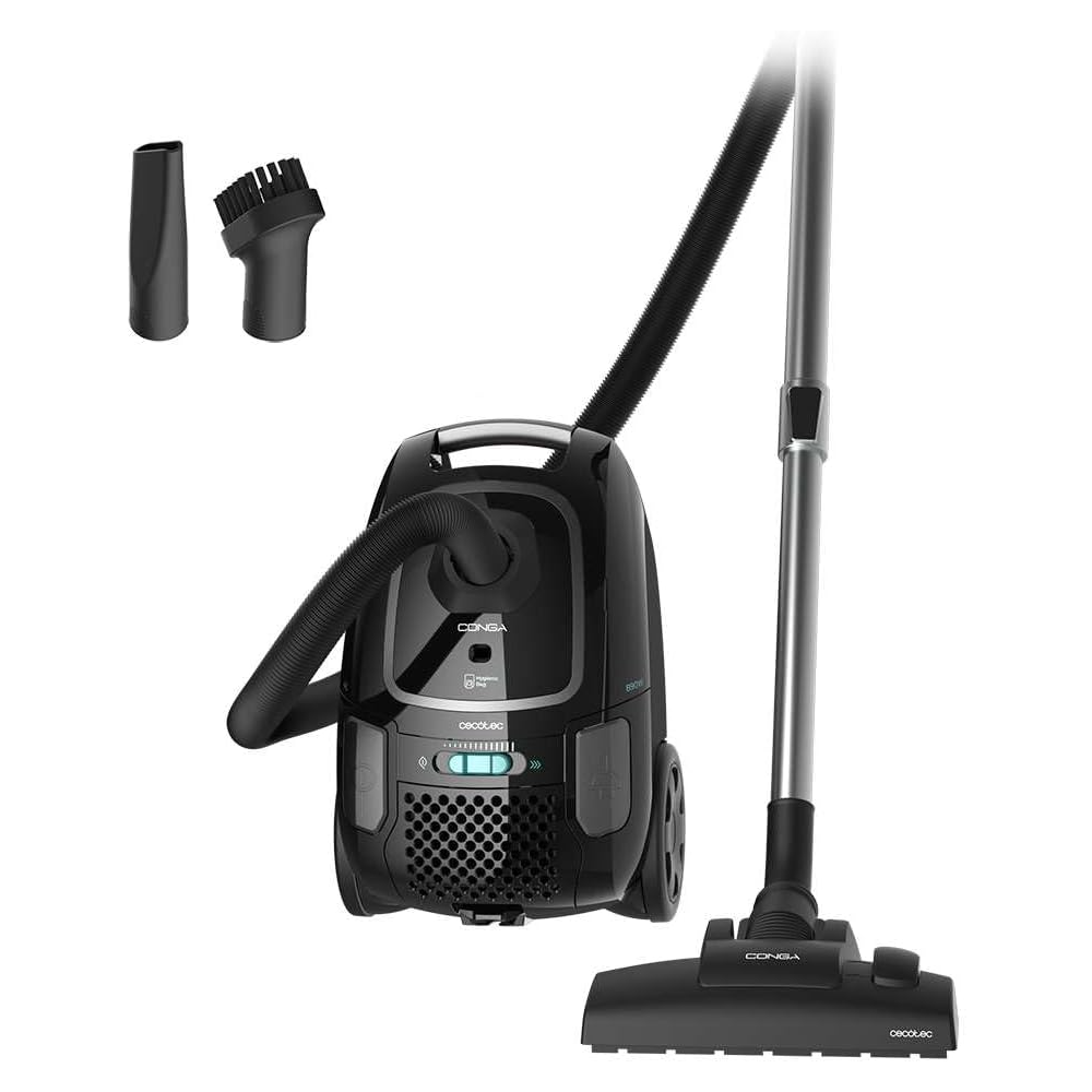 Vacuum Cleaner Cecotec 08577 Powerbag XL, 890W, 4L, Black