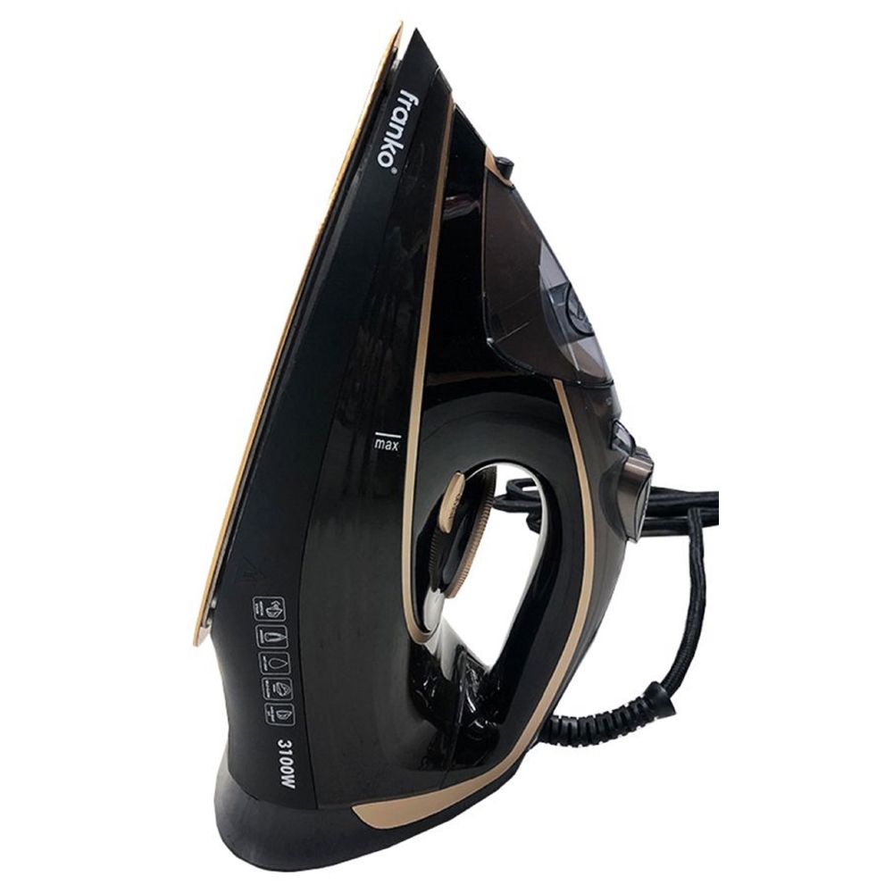 ორთქლის უთო Franko FSI-9004, 3100W, 0.4L, Steam Iron, Black