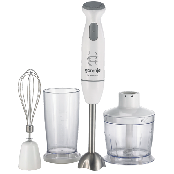 ხელის ბლენდერი Gorenje HBC804QW, 800W, 500ML, Blender, White