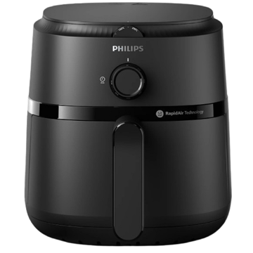 Philips NA120/00, 1500W, 4.2L, Air Fryer, Black