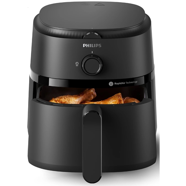 Philips NA120/00, 1500W, 4.2L, Air Fryer, Black