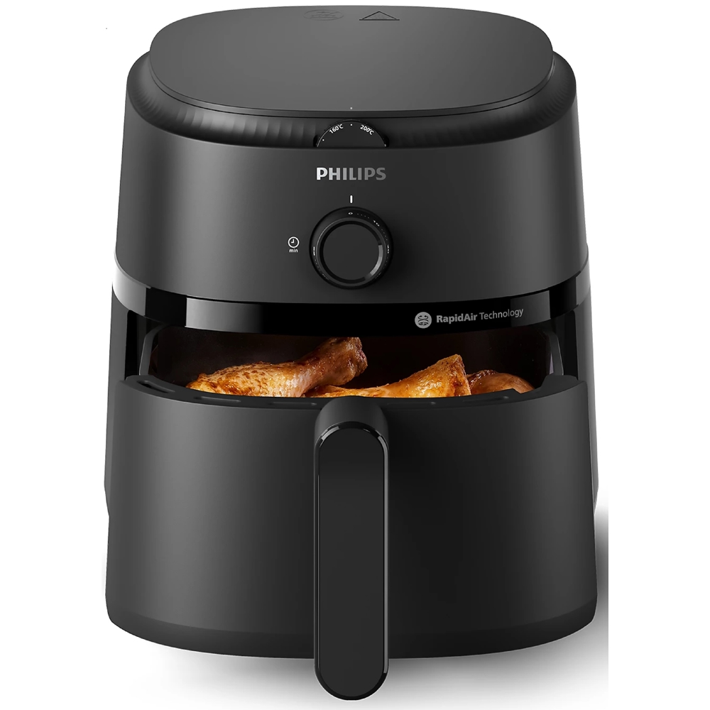 Philips NA120/00, 1500W, 4.2L, Air Fryer, Black