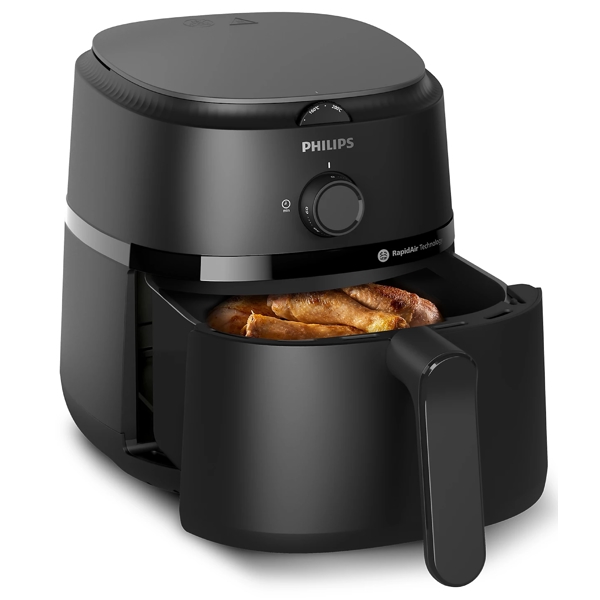 Philips NA120/00, 1500W, 4.2L, Air Fryer, Black