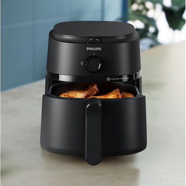 Philips NA120/00, 1500W, 4.2L, Air Fryer, Black