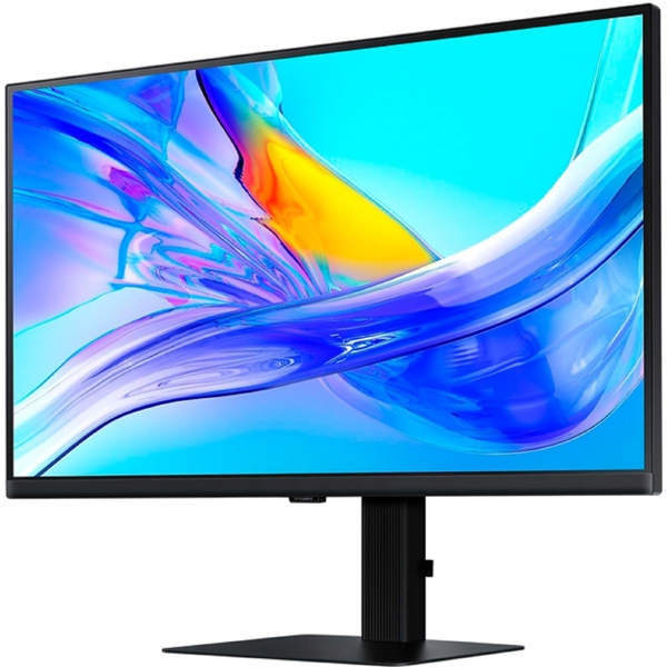 მონიტორი Samsung LS27D804UAIXCI ViewFinity S8, 27", Monitor, 4K UHD, IPS, HDMI, USB, USB-C, LAN, DP, Black