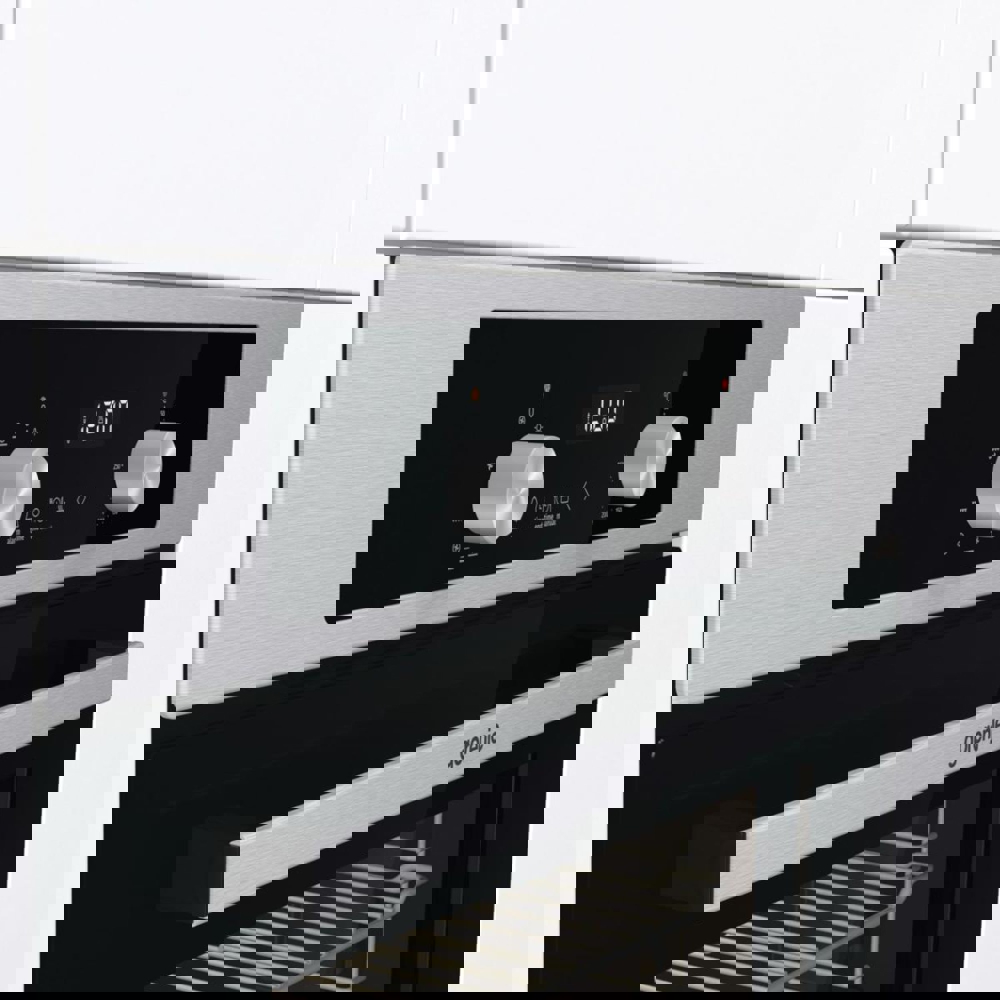 ჩასაშენებელი ელექტრო ღუმელი Gorenje BO6737E02AXK, 73L, Built-In, Black/Silver