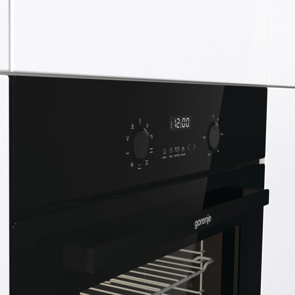 Gorenje BO6737E02ABG, 73L, Built-In, Black