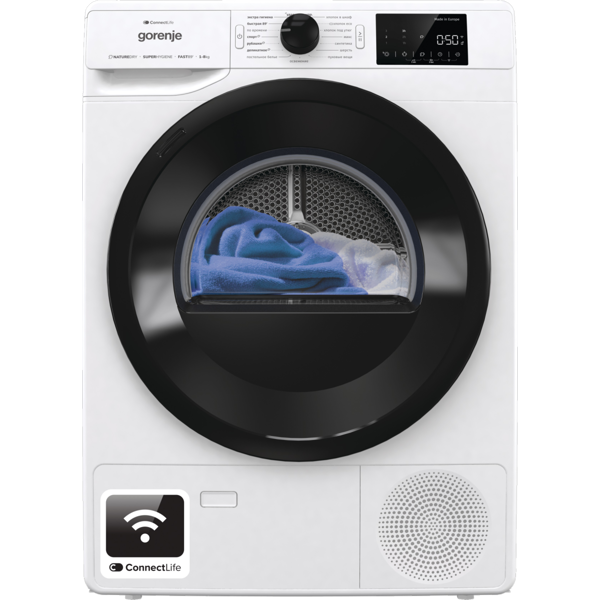 Gorenje DPNE82GNLWIFI/C G400, 8Kg, A++, Washing Dryer, White