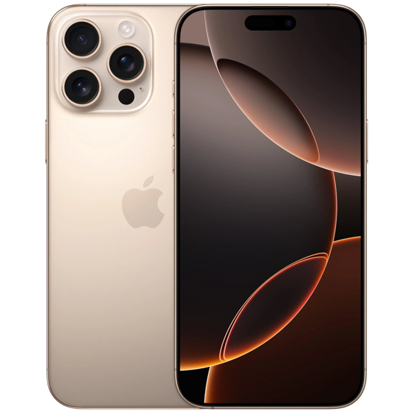 მობილური ტელეფონი Apple iPhone 16 Pro, 8GB, 128GB, SIM1 + ESIM, 5G, NFC, Desert Titanium