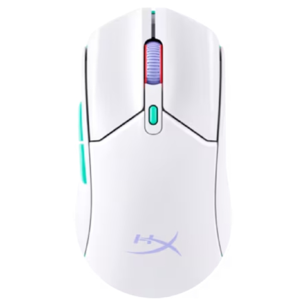 მაუსი HP 8R2E7AA HyperX Pulsefire Haste 2 Core, Wireless, Bluetooth, USB, Mouse, White