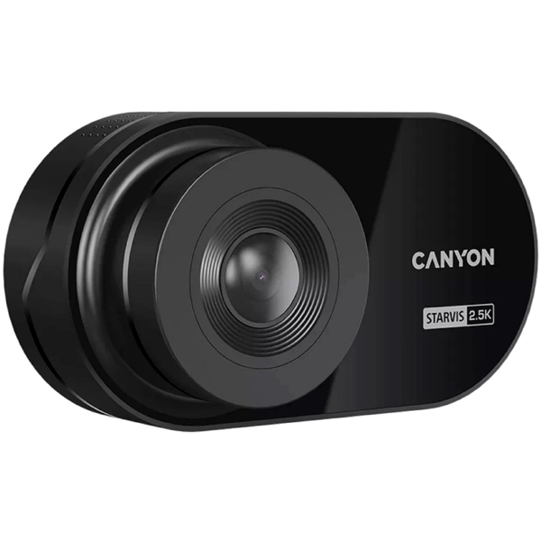 მანქანის ვიდეო რეგისტრატორი Canyon CND-DVR25, WQHD, Built in WiFi, 140°, Dash Cam Set, Black