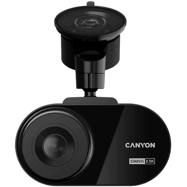 Canyon CND-DVR25, WQHD, Built in WiFi, 140°, Dash Cam Set, Black