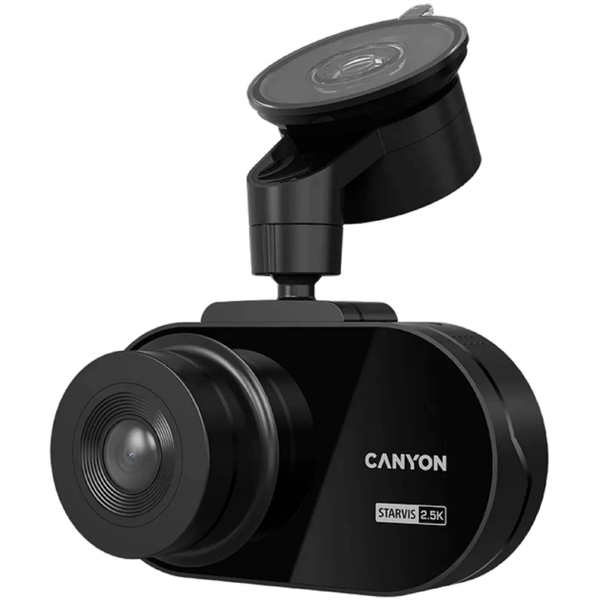 Canyon CND-DVR25, WQHD, Built in WiFi, 140°, Dash Cam Set, Black