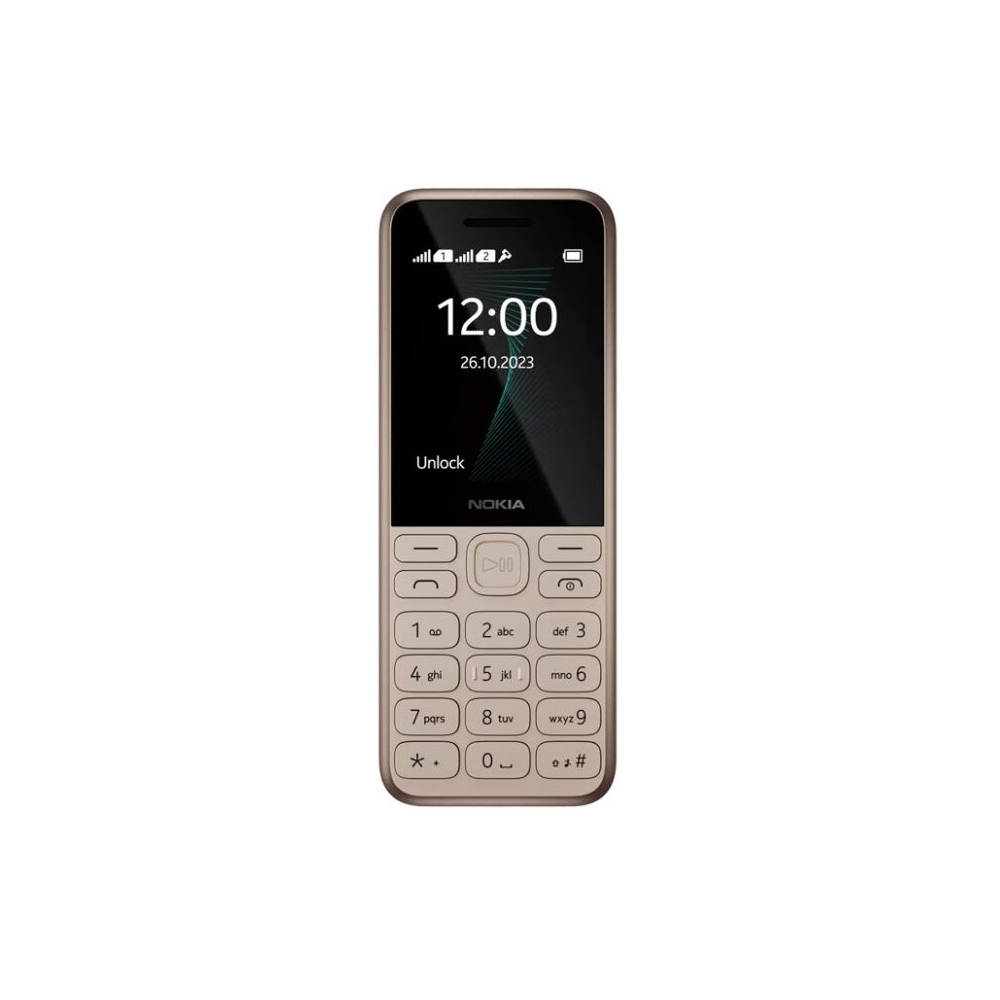 მობილური ტელეფონი Nokia 130, 4MB, Dual SIM, Gold