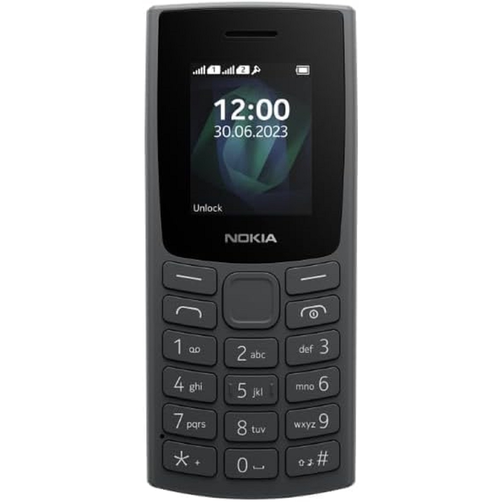 მობილური ტელეფონი Nokia 105, 48MB, 128MB, Dual SIM, Charcoal