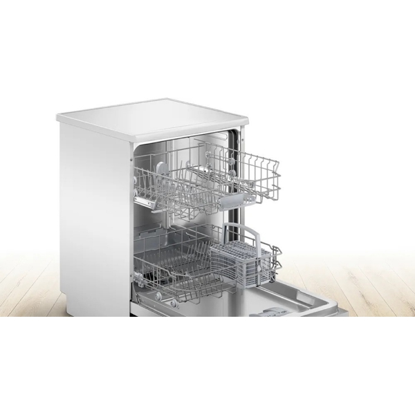 ჭურჭლის სარეცხი მანქანა Bosch SMS2HTW72E, 46Db, Dishwasher, White