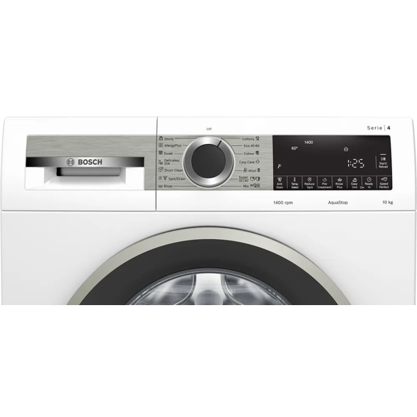 Bosch WGA254X0ME, 10Kg, A+++, 1400rpm, 73Db, Washing Machine, White 