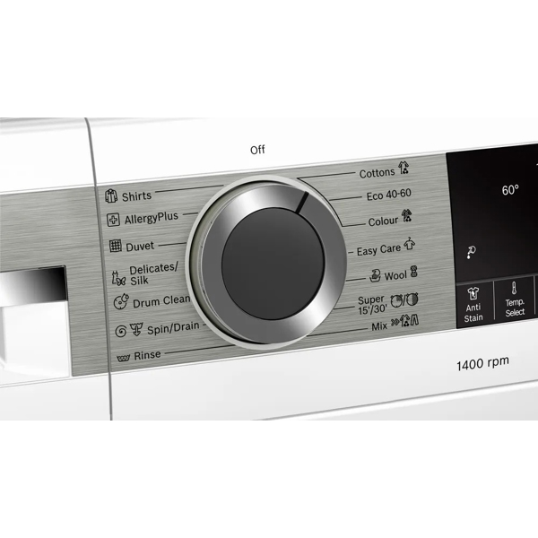 Bosch WGA254X0ME, 10Kg, A+++, 1400rpm, 73Db, Washing Machine, White 