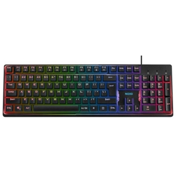 Noxo 330208 Fusionlight, Wired, RGB, USB, Gaming Keyboard, Black