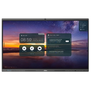 ინტერაქტიული ეკრანი Vivitek NovoTouch BK652I PRO, 65", RAM 4GB, 32GB, Smart Board + WIndows OPS , Black/Grey