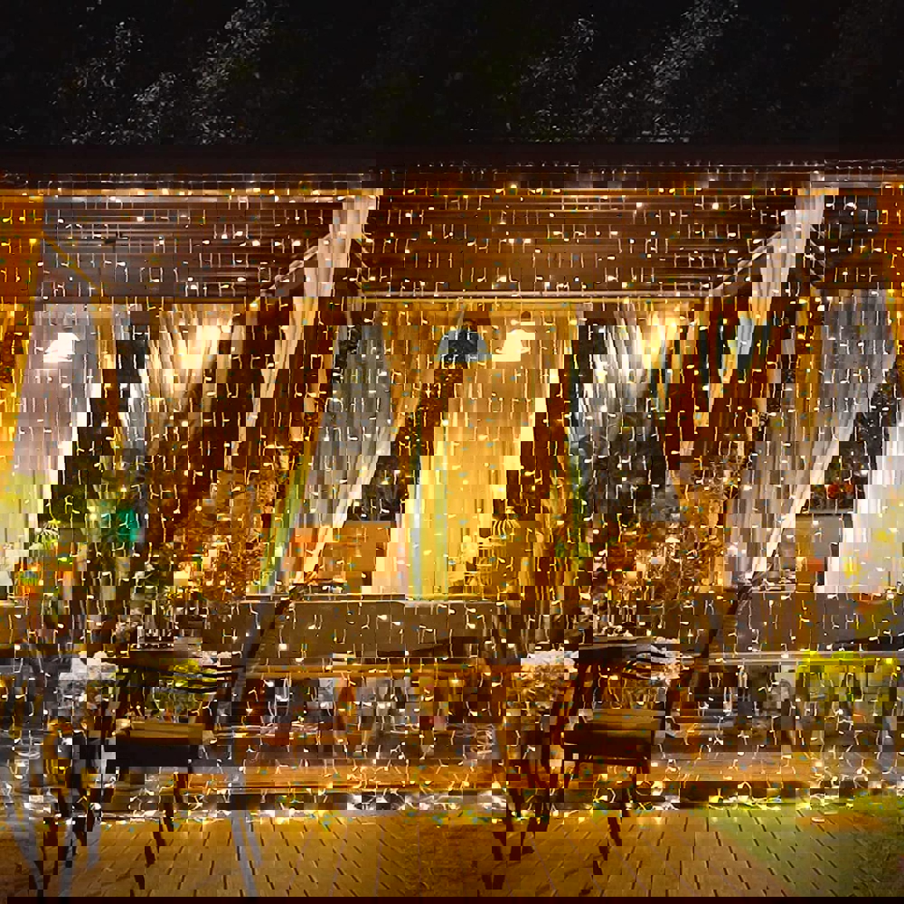 OEM C-6, 3x3M, Christmas Light, Yellow