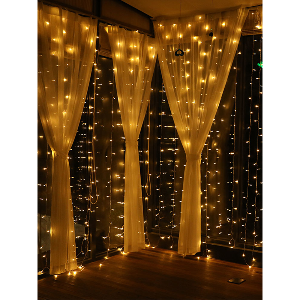 OEM C-6, 3x3M, Christmas Light, Yellow