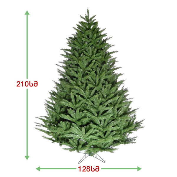 ნაძვის ხე ედინბურგი OEM MM-210, 210CM, Christmas Tree, Green