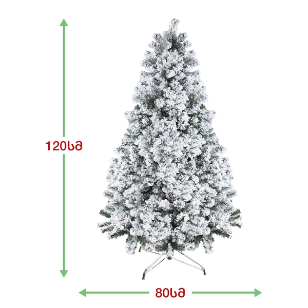 ნაძვის ხე პარიზი OEM FF-120, 120CM, Christmas Tree, White/Green