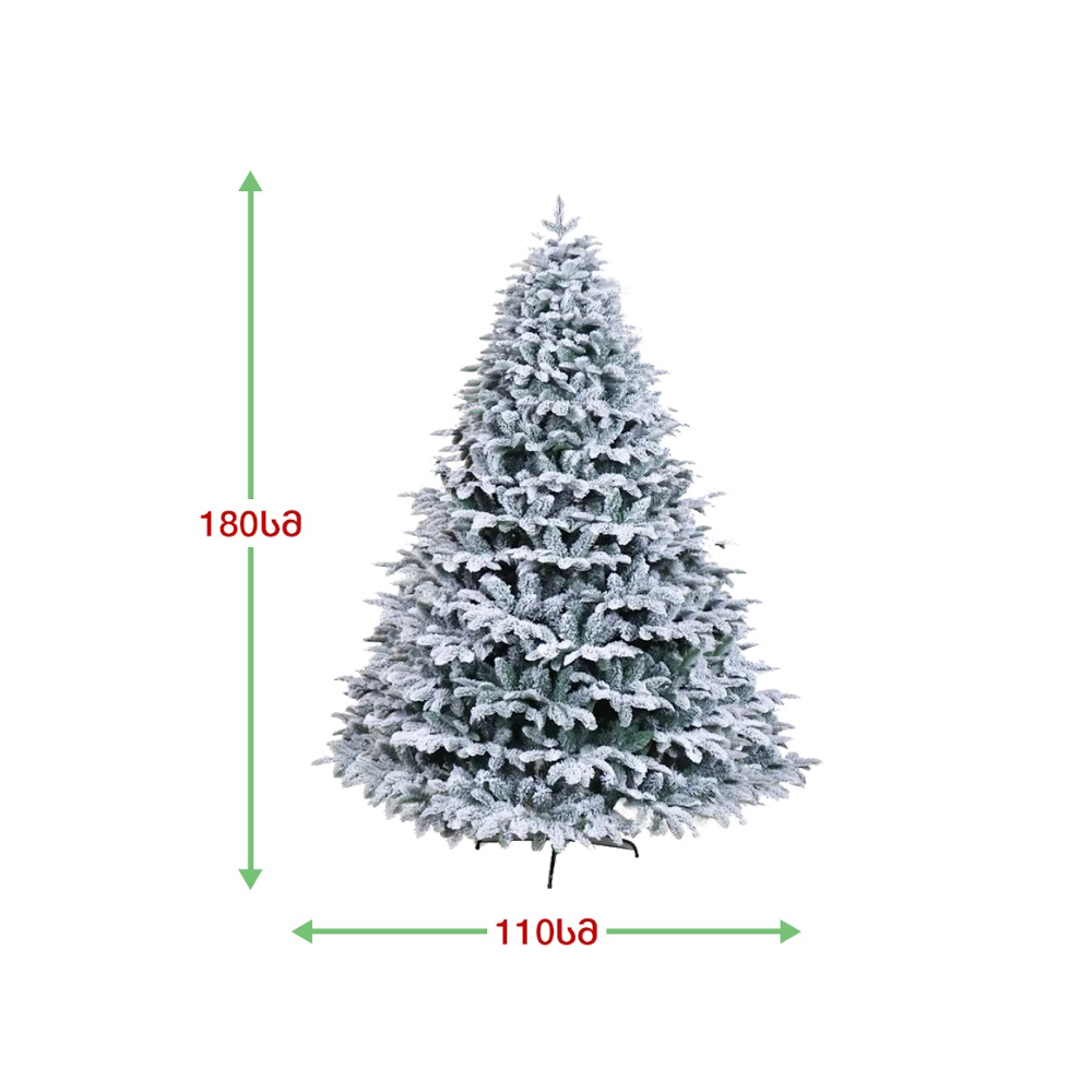OEM KK-180, 180CM, Christmas Tree, White/Green