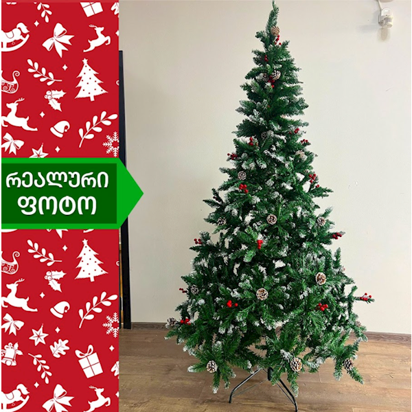 ნაძვის ხე პრაღა OEM DD-270, 270CM, Christmas Tree, Green