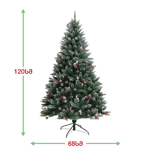 ნაძვის ხე მილანი OEM HH-120, 120CM, Christmas Tree, Green