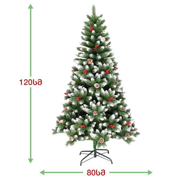 ნაძვის ხე პრაღა OEM DD-120, 120CM, Christmas Tree, Green