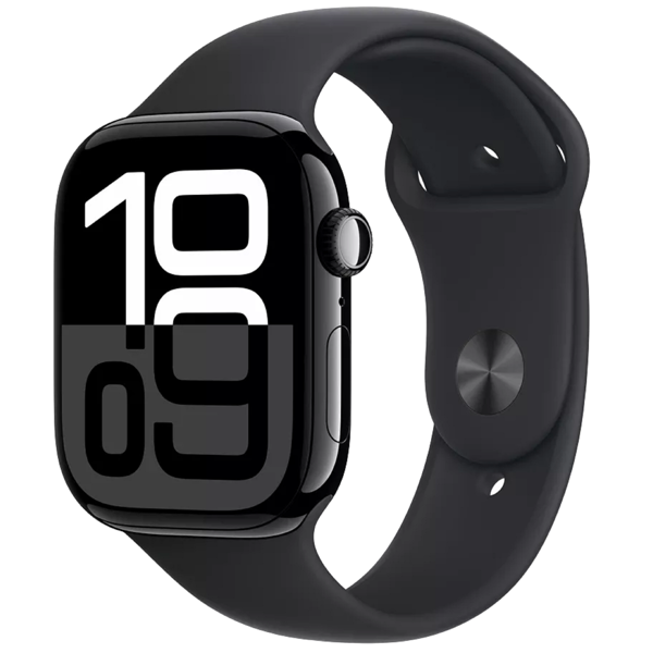 სმარტ საათი Apple MWWE3QI/A Watch Series 10, S/M, 1.77", IP6X Waterproof, Bluetooth, Wi-Fi, Smart Watch, Black