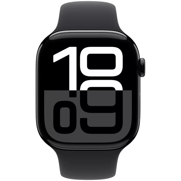 სმარტ საათი Apple MWWE3QI/A Watch Series 10, S/M, 1.77", IP6X Waterproof, Bluetooth, Wi-Fi, Smart Watch, Black