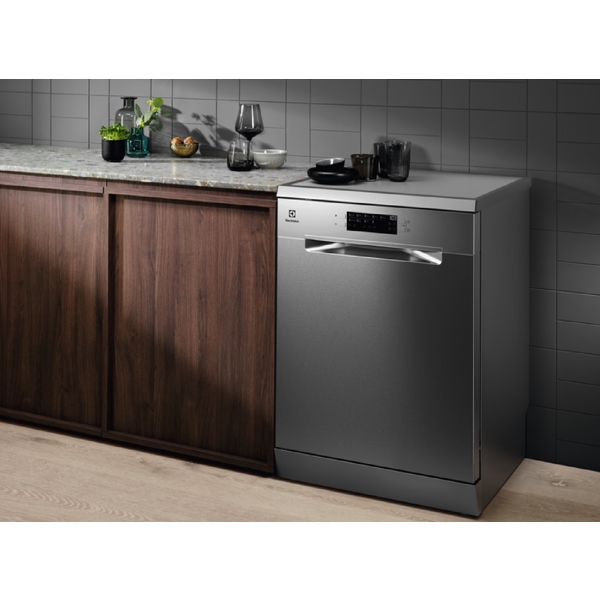 ჭურჭლის სარეცხი მანქანა Electrolux SEA94720SX, 44Dba, Dishwasher, Silver