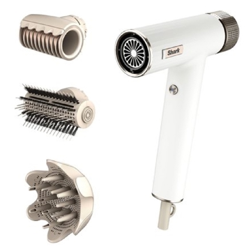 Shark HD334EU, 1700W, Hair Dryer, White