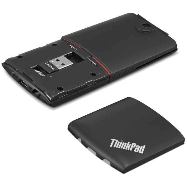 პრეზენტერი მაუსი Lenovo 4Y50U45359 ThinkPad X1, Wireless, Bluetooth, USB, Presenter Mouse, Black