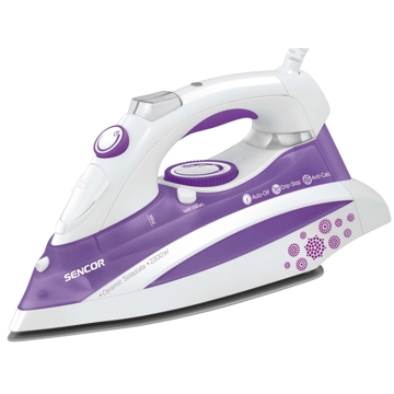 ორთქლის უთო Sencor SSI 8441VT, 2200W, 380ML, Steam Iron, Purple