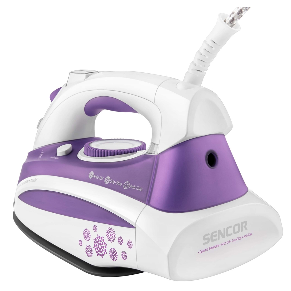 Sencor SSI 8441VT, 2200W, 0.38L, Steam Iron, Purple