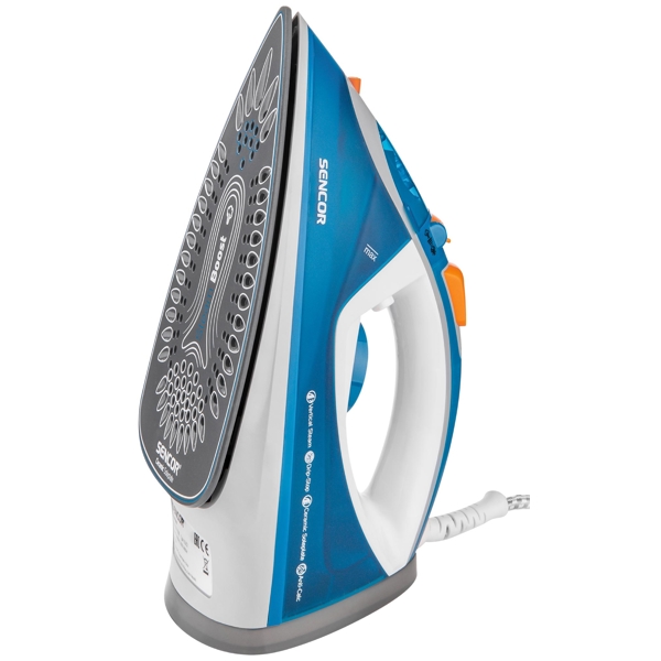 ორთქლის უთო Sencor SSI 7710BL, 2400W, 300ML, Steam Iron, Blue