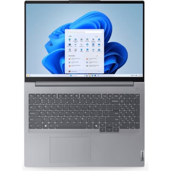 ნოუთბუქი Lenovo 21MS008RRU ThinkBook 16 G7, 16'', Ultra 7-155H, 16GB, 512GB SSD, Integrated, Arctic Grey