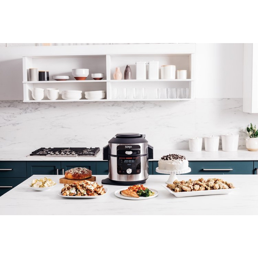 მულტსახარში Ninja OL650EU, 1760W, 7.5L, Multifunction Cooker, Silver/Black