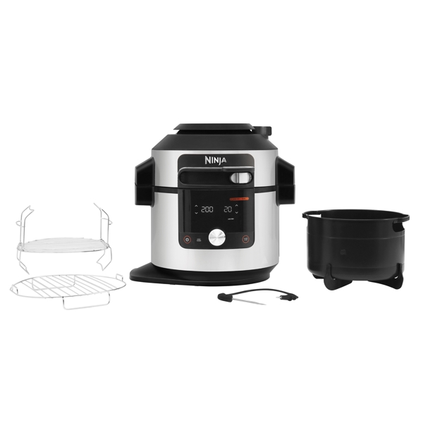 მულტსახარში Ninja OL750EU, 1500W, 7.5L, Multifunction Cooker, Silver/Black