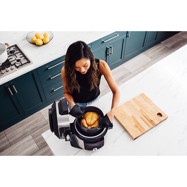 მულტსახარში Ninja OL750EU, 1500W, 7.5L, Multifunction Cooker, Silver/Black