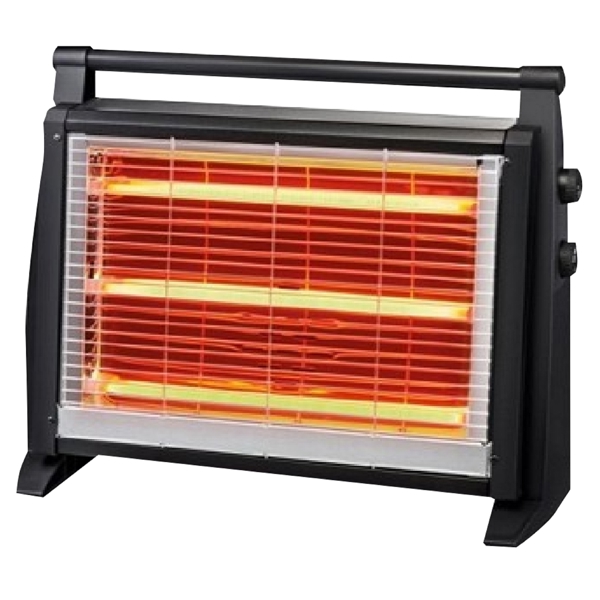 Kumtel LX-2831M, 1800W, 20m², Electric Infrared Heater, Black