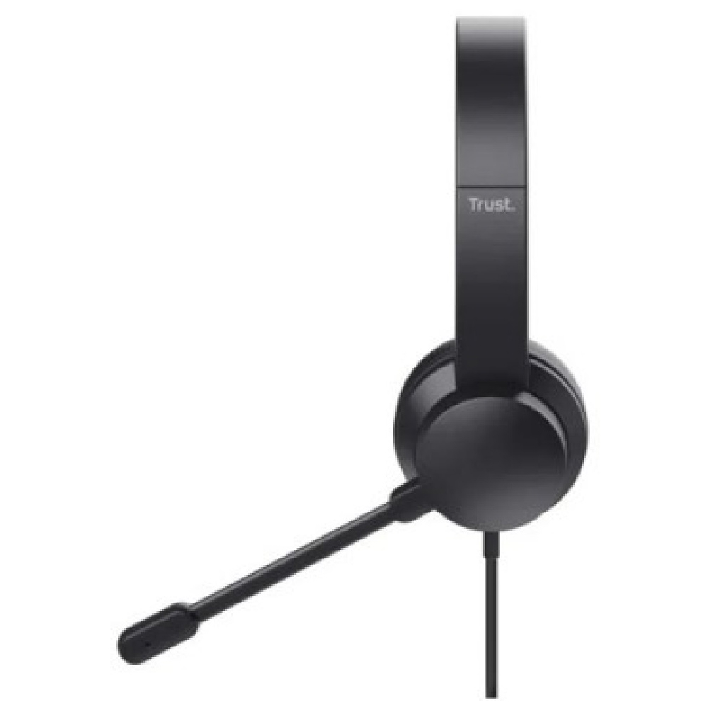 Trust 25088 Ayda, Headset, Wired, USB, Black
