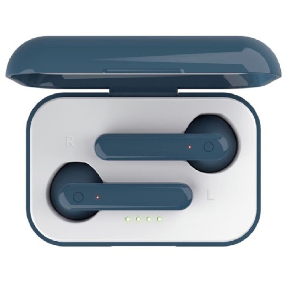 Trust 23780 Primo Touch, Earbuds, Wireless, Bluetooth, Blue