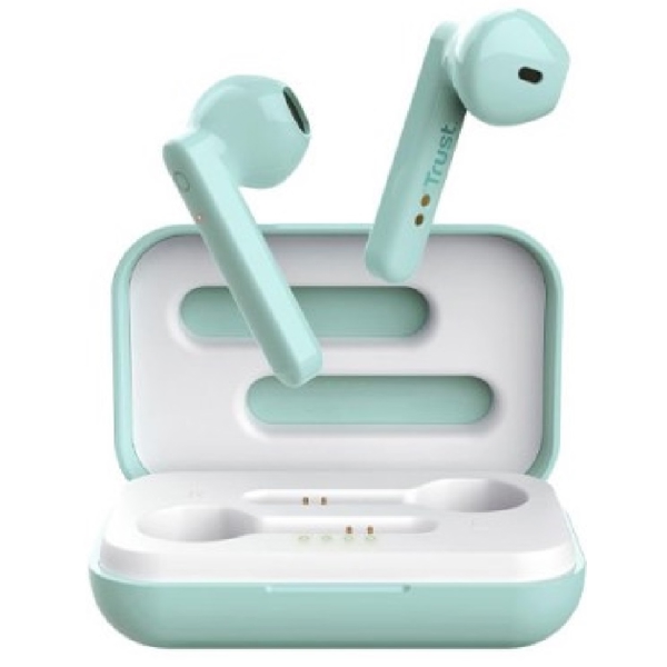 ყურსასმენი Trust 23781 Primo, Earbuds, Wireless, Bluetooth, Mint