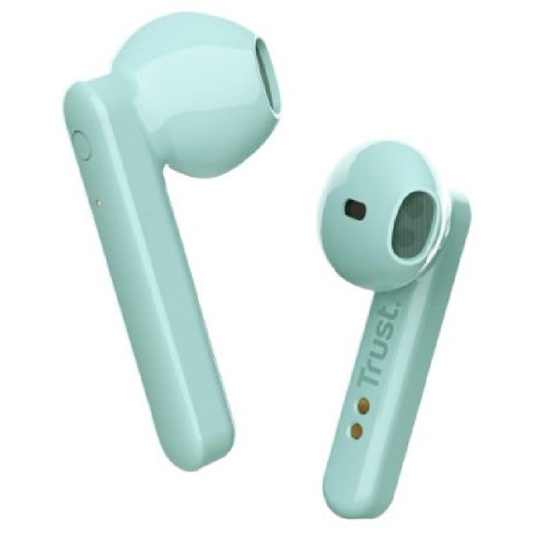 ყურსასმენი Trust 23781 Primo, Earbuds, Wireless, Bluetooth, Mint