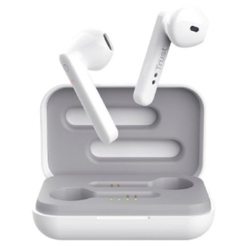 ყურსასმენი Trust 23783 Primo, Earbuds, Wireless, Bluetooth, White